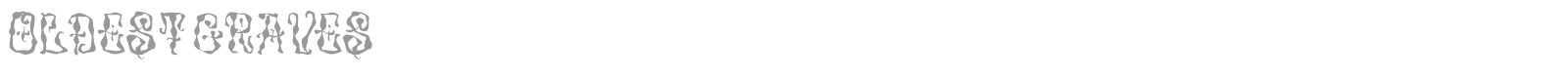 Oldest Graves font preview